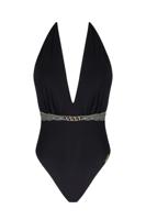 Lise Charmel Horizon Boreal Sexy Halter Badpak Zwart/Goud ABB9784