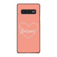 Forever heart: Samsung Galaxy S10 4G Volledig Geprint Hoesje