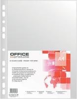 OFFICE products geperforeerde showtas, A4, 40 micron, glashelder, pak van 100 stuks