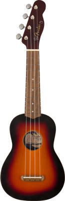 Fender Venice Soprano Ukulele 2-Color Sunburst