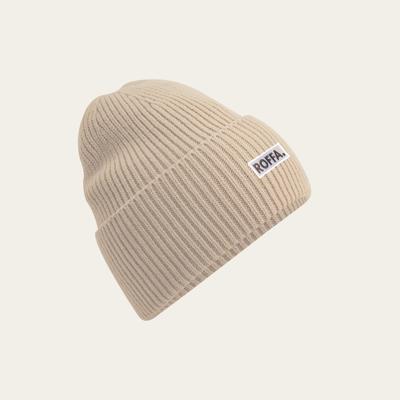 ROFFA. oversized beanie onesize - borduur badge