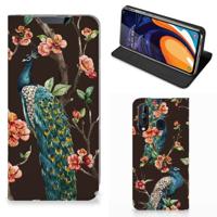 Samsung Galaxy A60 | Hoesje maken | Pauw met Bloemen