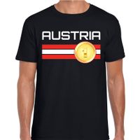 Austria / Oostenrijk landen t-shirt zwart heren - thumbnail