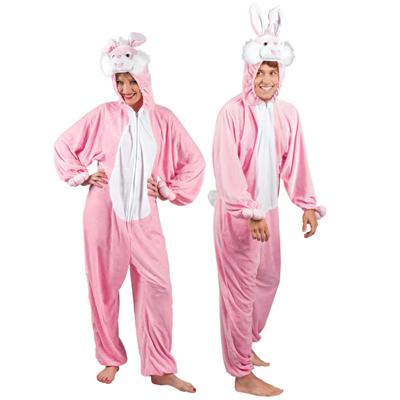 Boland Konijn kostuum - onesie - one size - volwassenen - paashaas - carnaval