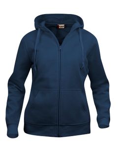 Clique 021035 Basic Hoody Full zip ladies - Dark Navy - XL