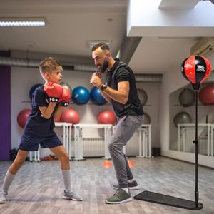 Kinderboksbal 85-130 cm in Hoogte Verstelbare Staande Boksbal Boksset Bokszakkenset