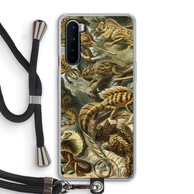 Haeckel Lacertilia: OnePlus Nord Transparant Hoesje met koord