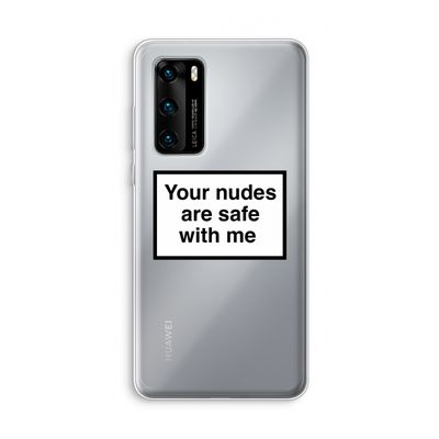 Safe with me: Huawei P40 Transparant Hoesje