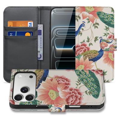 Peacock Hoesje Apple iPhone 17 Pro | Book Case