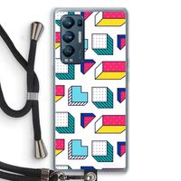 8-bit N°7: Oppo Find X3 Neo Transparant Hoesje met koord
