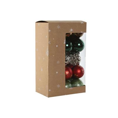 Kerstballen Home ESPRIT Multicolour PVC 18 x 12 x 30 cm (30 Onderdelen)