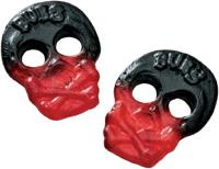 Bubs Bubs - Winegum Raspberry/Licorice Skulls 200 Gram