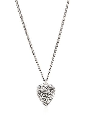 Emanuele Bicocchi collier Arabesque à pendentif cœur - Argent