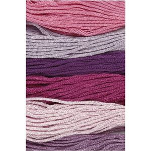 6x Hobby naaigaren/borduurgaren paarstinten 1mm   -