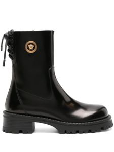 Versace bottines Alia en cuir - Noir