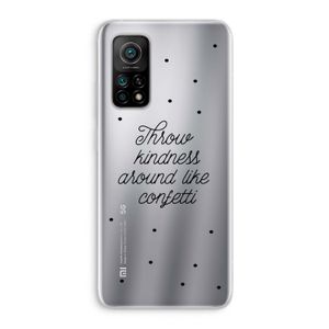 Confetti: Xiaomi Mi 10T 5G Transparant Hoesje