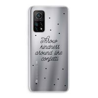 Confetti: Xiaomi Mi 10T 5G Transparant Hoesje