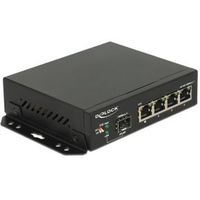 Delock 87704 Gigabit Ethernet-switch 4 poorten + 1 SFP