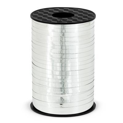 Sierlint kunststof - zilver - 5 mm x 225 meter - cadeaulint - hobbylint