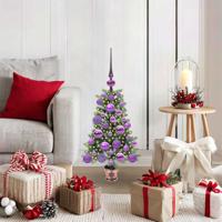 VidaXL Kerstboom met 150 led met standaard groen 65 cm pe