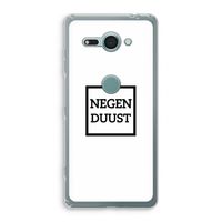 Negenduust vierkant: Sony Xperia XZ2 Compact Transparant Hoesje