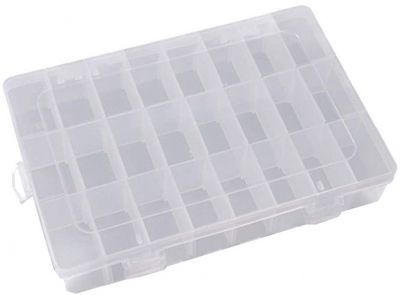 Loom verzamelbox loombands 28 x 22 cm transparant