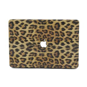 Lunso MacBook Air 13 inch (2010-2017) cover hoes - case - Leopard Pattern Brown