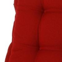 Kussen lage rug Rib rood 105 cm x 50 cm (4 stuks) Madison - Madison