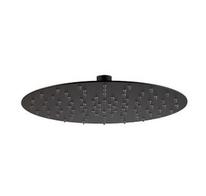 Plieger Napoli hoofddouche rond 30cm mat zwart