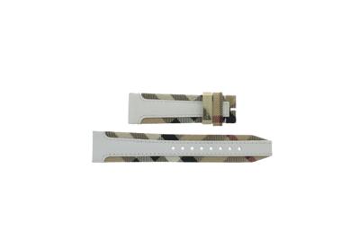 Horlogeband Burberry BU9015 / Antima 31354 Leder/Kunststof Multicolor 20mm