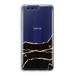 Gouden marmer: Honor 9 Transparant Hoesje