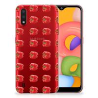 Samsung Galaxy A01 | Siliconen Case | Paprika Red