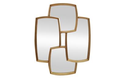 Wandspiegel QUADRA 90 cm goud - 48190