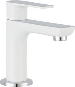 Saqu Design Collection 300 fonteinkraan wit/chroom