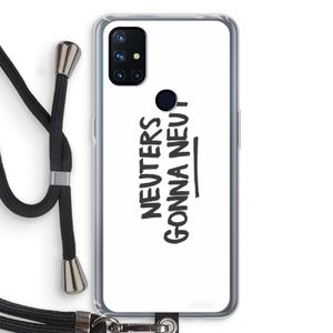 Neuters: OnePlus Nord N10 5G Transparant Hoesje met koord