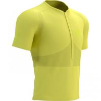 Compressport Trail half-zip fitted ss top - GROEN - Heren