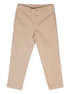 DONDUP KIDS pantalon en coton à coupe droite - Tons neutres