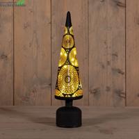 Kerstboompje glas marrakech 10led warm wit d10x39 cm zwart/goud Anna's Collection - Annas collection Kerstboompje glas marrakech 10led warm wit d10x39 cm zwart/goud Anna's Collection - Annas collection