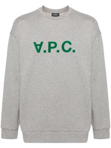 A.P.C. sweat Eliot à logo imprimé - Gris