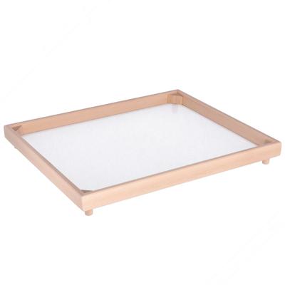 Rechthoekig beukenhout pasta drograk - Zwak. 40x48 cm (Fijnmazig net)