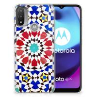 Motorola Moto E20 | E40 | TPU | Siliconen hoesje | Mozaïek