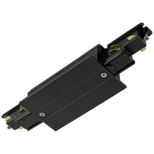 SLV 1006537 230V-railsysteemcomponenten Koppelstuk S-Track Zwart