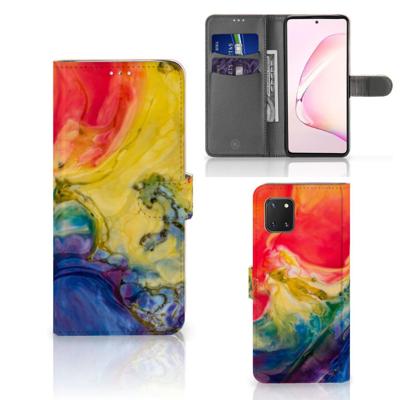 Hoesje Samsung Note 10 Lite Watercolor Dark Hoesje Samsung Note 10 Lite Watercolor Dark
