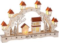 Monzana Kerstboog Winterdorp Led Warm wit