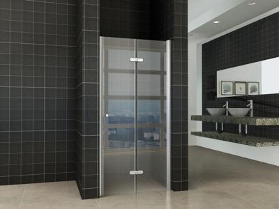 Wiesbaden vouwbare nisdeur 800x2000 rechts 8mm NANO glas