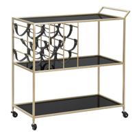 TROLLEY ZWART TOUW CM 79X39,5X82 TROLLEY ZWART TOUW CM 79X39,5X82