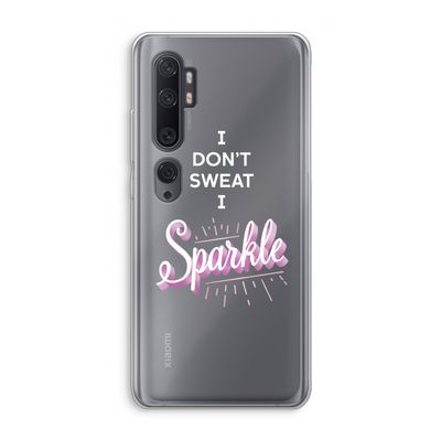 Sparkle quote: Xiaomi Mi Note 10 Pro Transparant Hoesje