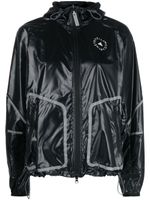 adidas by Stella McCartney veste zippée à capuche - Noir