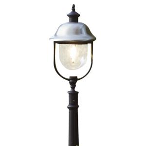 KonstSmide Staande buitenlamp Parma 125cm rvs met zwart 7242-000