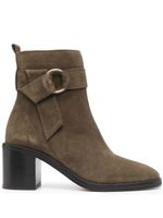 Tila March bottines Lea en daim - Vert